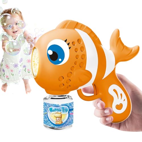 Erconsso Outdoor Bubble Machine,Spaßige Fischform Seifenblasenmaschine | Tragbarer Seifenspender Für Kindergeburtstage Ostern Gartenpartys Badewanne Erconsso Outdoor Bubble Machine,Spaßige Fischform Seifenblasenmaschine | Tragbarer Seifenspender Für Kindergeburtstage Ostern Gartenpartys Badewanne von Erconsso