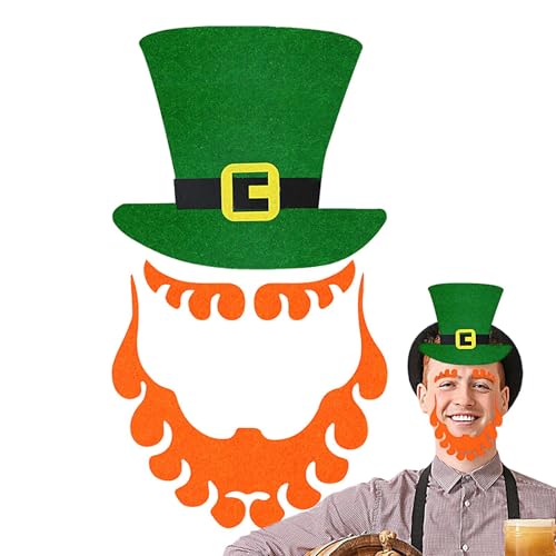 Erconsso Papierausschnitte zum St. Patricks Day, Hut zum St. Patricks Day-Ausschnitt | Irische Frühlingsdekorationen, Party-Requisiten,Foto-Dekoration aus Papier für Kunstschulen, irische Partys, von Erconsso