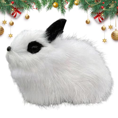 Erconsso Plüschtier Hase - Niedlicher Weihnachtsdekor Plüschkaninchen Tischdekoration,Weicher Schlafbegleiter, Kuscheltier für Wohnzimmer Bett Kinderzimmer Schlafzimmer Arbeitszimmer Couch Sofa Erconsso Plüschtier Hase - Niedlicher Weihnachtsdekor Plüschkaninchen Tischdekoration,Weicher Schlafbegleiter, Kuscheltier für Wohnzimmer Bett Kinderzimmer Schlafzimmer Arbeitszimmer Couch Sofa von Erconsso