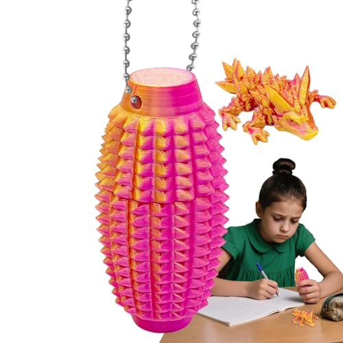 Erconsso Stacheliger Fidget, Taschen Mini Fidget Spielzeug Für Erwachsene, 3D Gedruckter Beruhigender Tragbarer Stacheliger Anhänger Stressabbau Für Erwachsene Jugendliche Schule Kindergarten Erconsso Stacheliger Fidget, Taschen Mini Fidget Spielzeug Für Erwachsene, 3D Gedruckter Beruhigender Tragbarer Stacheliger Anhänger Stressabbau Für Erwachsene Jugendliche Schule Kindergarten von Erconsso