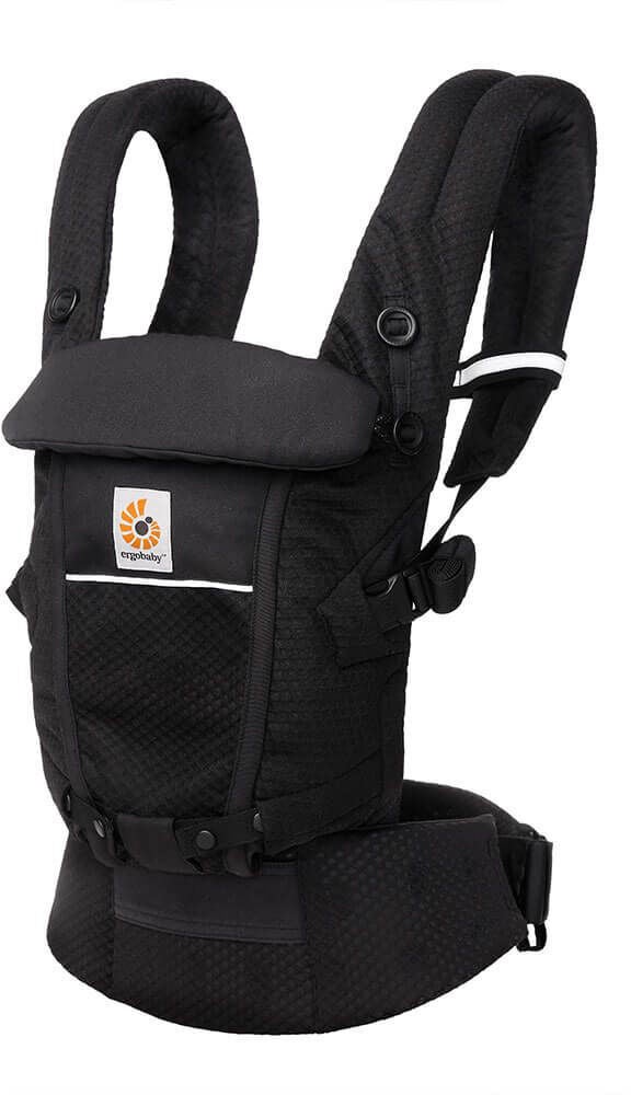 Ergobaby Adapt Soft Flex Mesh Babytrage, Onyx Black von Ergobaby