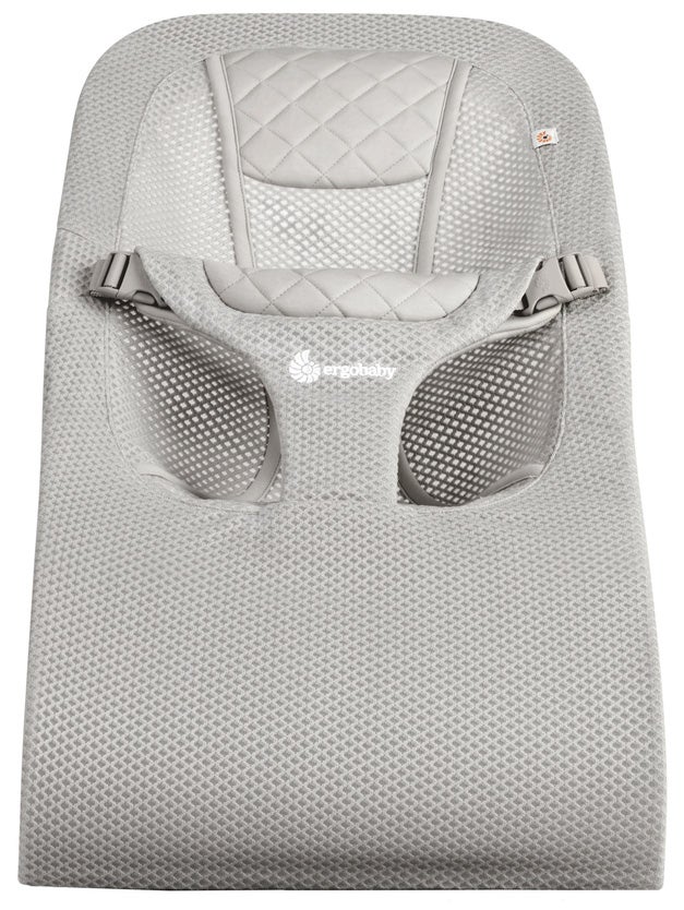 Ergobaby Evolve Stoffsitz für Babywippe Mesh, Light Grey von Ergobaby