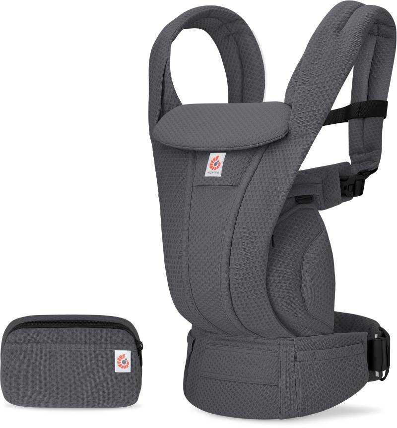 Ergobaby Omni Deluxe Babytrage Mesh, Graphite Grey von Ergobaby