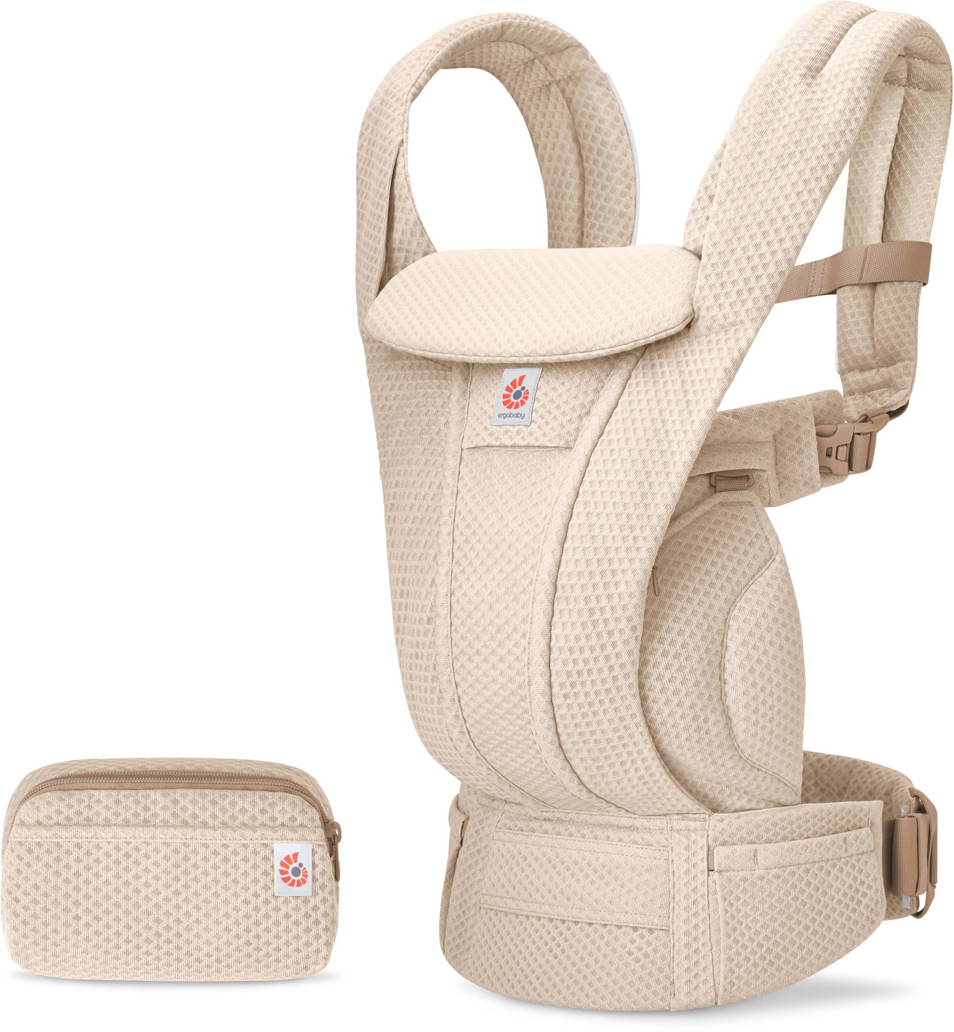 Ergobaby Omni Deluxe Babytrage Mesh, Natural Beige von Ergobaby