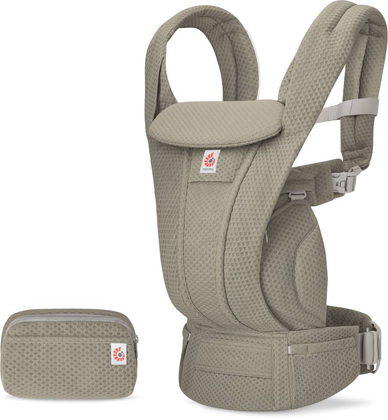 Ergobaby Omni Deluxe Babytrage Mesh, Soft Olive von Ergobaby