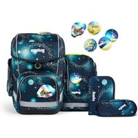 ERGOBAG 01036-90283-10 cubo Schulrucksack-Set GALAXY GLOW RaumfahrBär, 5-teilig von Ergobag