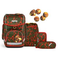 ERGOBAG 01036-90285-10 cubo Schulrucksack-Set LUMI FeuerspeiBär, 5-teilig von Ergobag