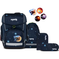 ERGOBAG 01212-900L9-10 Cubo 5-teiliges Schulrucksack-Set KoBärnikus, dunkelblau von Ergobag