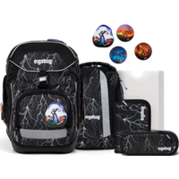 ERGOBAG 01298-900Z6-10 Pack Set Super ReflektBär, schwarz von Ergobag