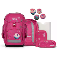 ERGOBAG 01299-90199-10 Maxi 6-teiliges Schulrucksack-Set SternzauBär, pink von Ergobag