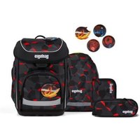 ERGOBAG 01510-90108-10 Schulranzen-Set TaekBärdo cubo, Rot, Grau ERGOBAG 01510-90108-10 Schulranzen-Set TaekBärdo cubo, Rot, Grau von Ergobag