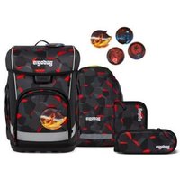 ERGOBAG 01518-90108-10 Schulranzen-Set TaekBärdo cubo light, Rot, Grau ERGOBAG 01518-90108-10 Schulranzen-Set TaekBärdo cubo light, Rot, Grau von Ergobag