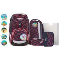 ERGOBAG ERG-SET-001-9Y2 pack Schulrucksack-Set WellenreitBär special editon LUMI, 6-teilig von Ergobag