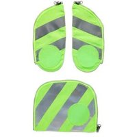 ERGOBAG ERG-SIR-002-213 Fluo-Zip Set mit Reflektorstreifen Hellgrün von Ergobag