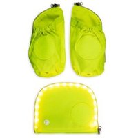 ERGOBAG ERG-STL-001-103 Gelb Fluo LED Seitentaschen Zip-Set von Ergobag