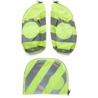 ERGOBAG ERG-STR-002-103 Fluo Seitentaschen Zip-Set mit Reflektorstreifen Gelb, gelb von Ergobag