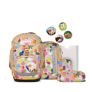 Ergobag Pack Flower PowBär Schulrucksack Set von Ergobag