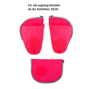 Ergobag Seitentaschen Zip-Set pink ab 2019/2020 von Ergobag