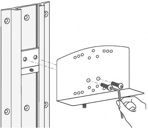 Ergotron Montage-Kit Track Mount Bracket Kit for CPU Holders 60-156 Silber Belastbar bis=0.5kg von Ergotron