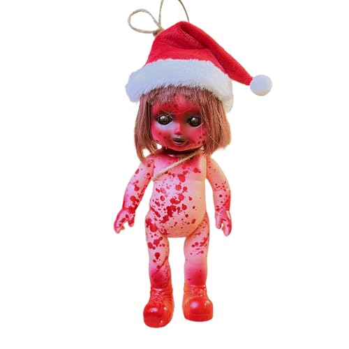 Haunted Doll, Scary Ghost Haunted Doll, Halloween Creepy Zombie Action Figures Comes with Rope Easy Hanging Lifelike Not Easily Faded or Distorted, Creepy Dolls (Female Zombie Doll) von Erice