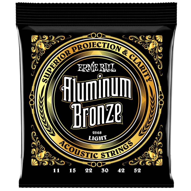 Ernie Ball Light Aluminum Bronze 2568 .011-052 Saiten Westerngitarre von Ernie Ball