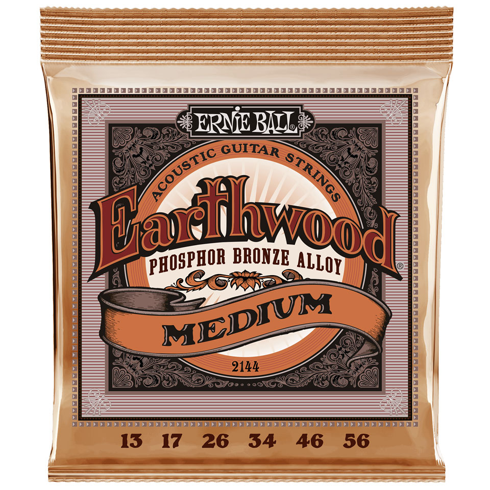 Ernie Ball Earthwood Medium Phosphor Bronze 2144 .013-056 Saiten von Ernie Ball