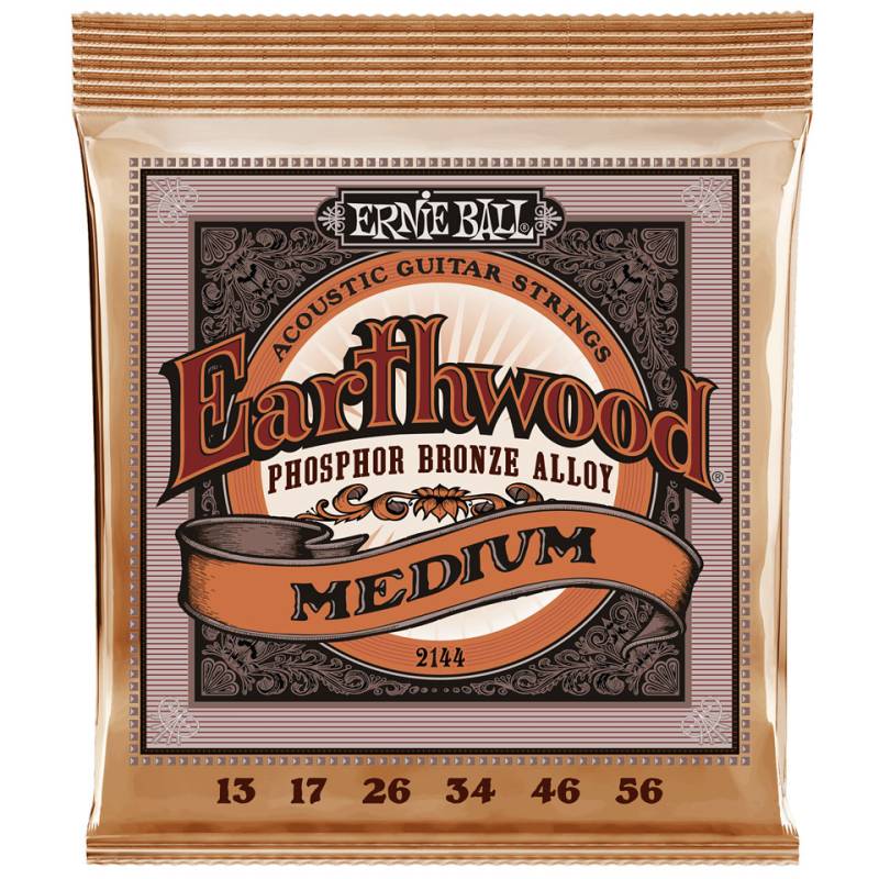 Ernie Ball Earthwood Medium Phosphor Bronze 2144 .013-056 Saiten von Ernie Ball