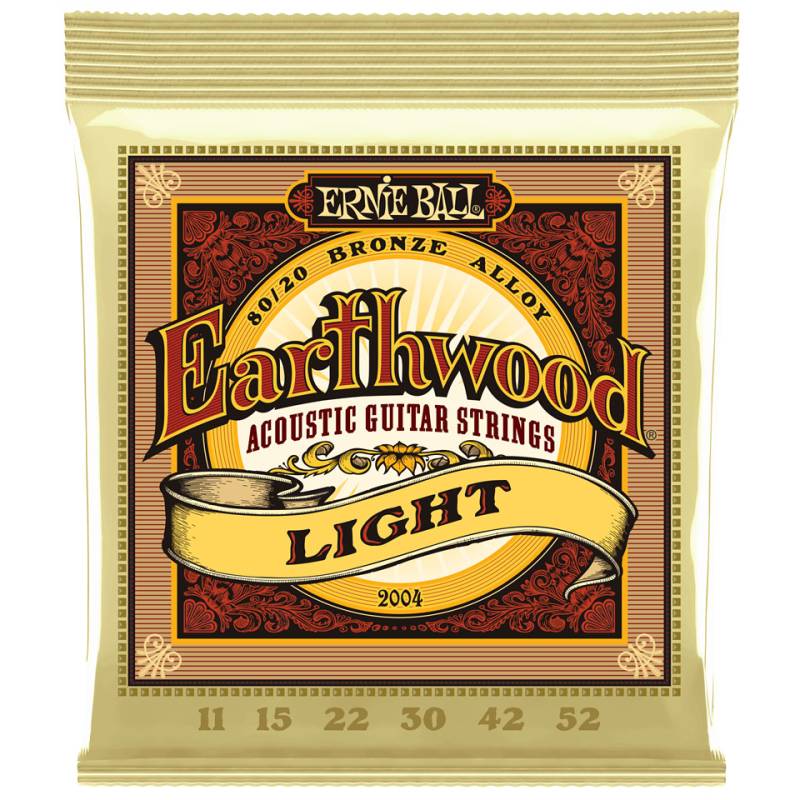 Ernie Ball Earthwood Light 80/20 Bronze 2004 .011-052 Saiten von Ernie Ball