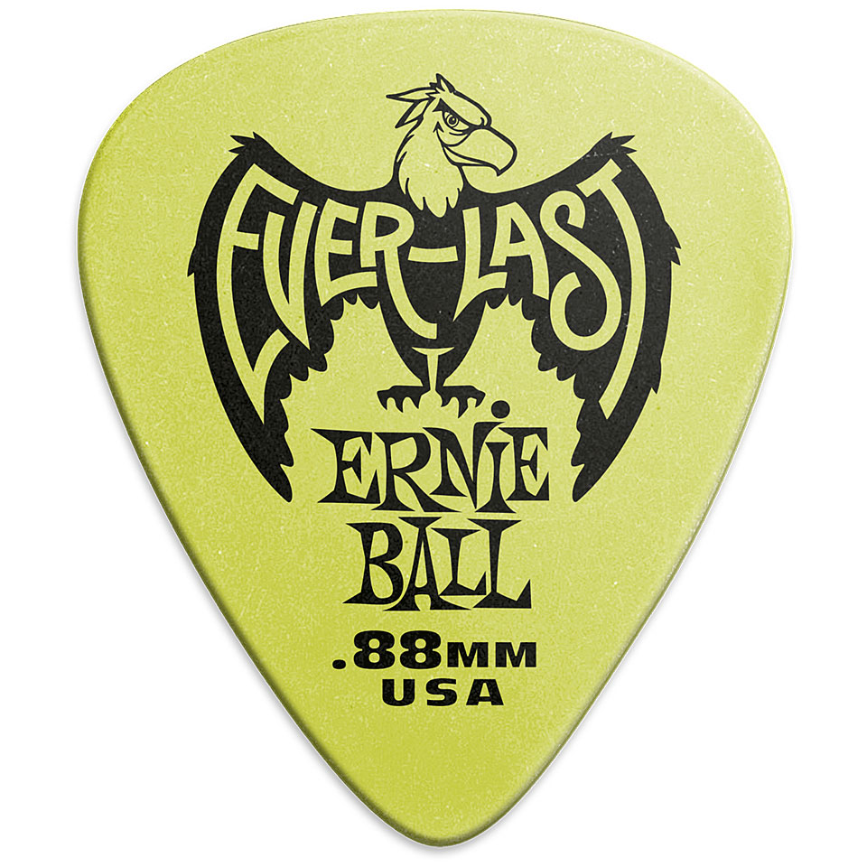 Ernie Ball Everlast, Heavy, Green, .88 mm Plektrum von Ernie Ball