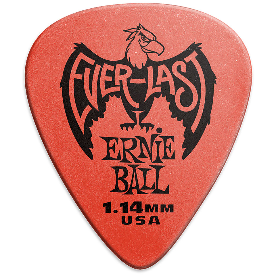 Ernie Ball Everlast, Heavy, Red, 1.14 mm Plektrum von Ernie Ball