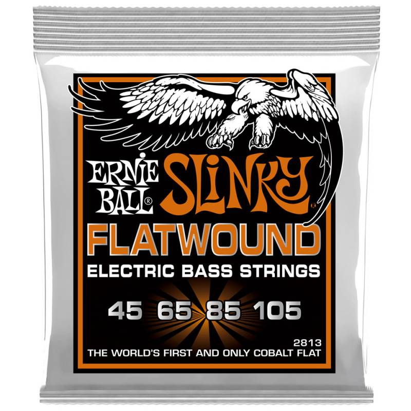 Ernie Ball Hybrid Slinky Flatwound 2813 .045-105 Saiten E-Bass von Ernie Ball