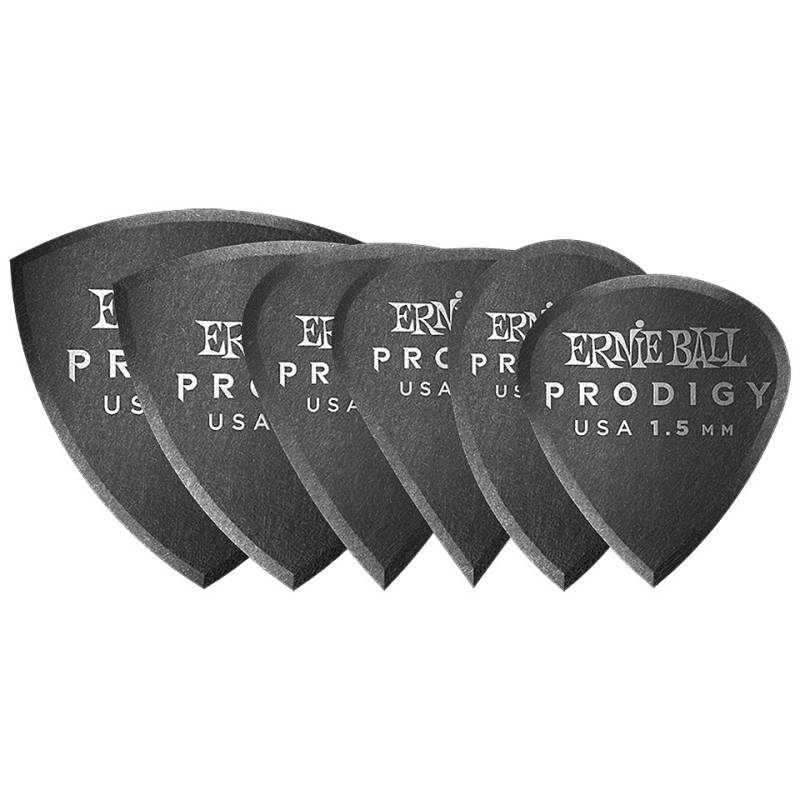 Ernie Ball Prodigy Multipack 1,5 mm Black Plektrum von Ernie Ball