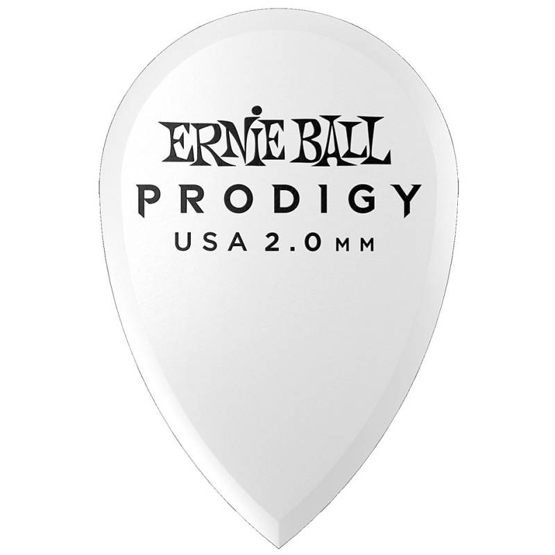 Ernie Ball Prodigy Teardrop 2mm White (6 Pack) Plektrum Ernie Ball Prodigy Teardrop 2mm White (6 Pack) Plektrum von Ernie Ball