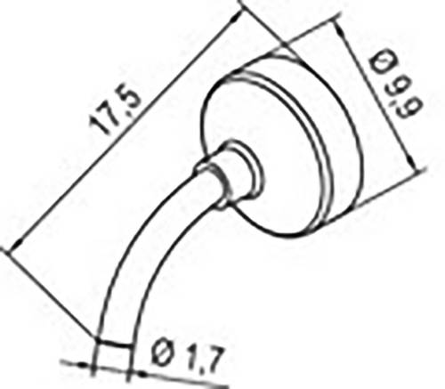 Ersa 0472DR Heißluftdüse Spitzen-Größe 1.70mm Spitzen-Länge 17.50mm Inhalt 1St. von Ersa