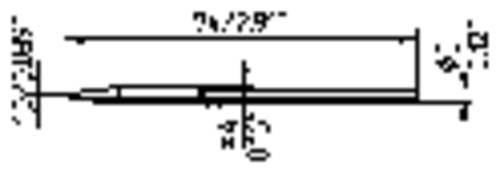 Ersa 212 CD LF Lötspitze Meißelform Spitzen-Größe 1mm Inhalt 1St. von Ersa