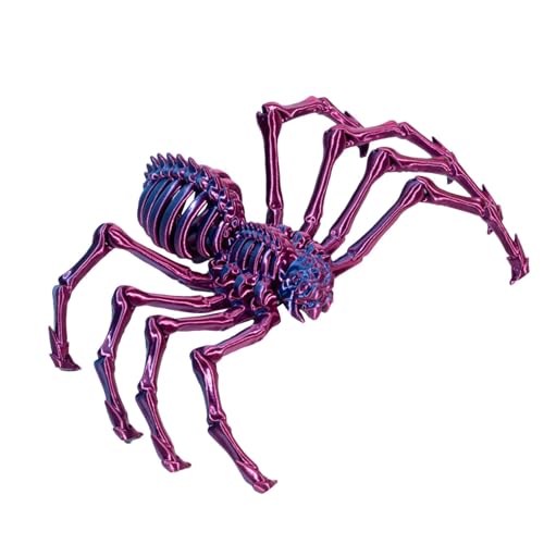 Halloween Fidget Spider - 3D-Printed Spider Toy | Articulated Fake Spider Figures | Joint Movable Retractable Spider | Mystery Spider 3D Articulated Spider Adults Executive Desk Toys For Klassenzimmer von EsEico