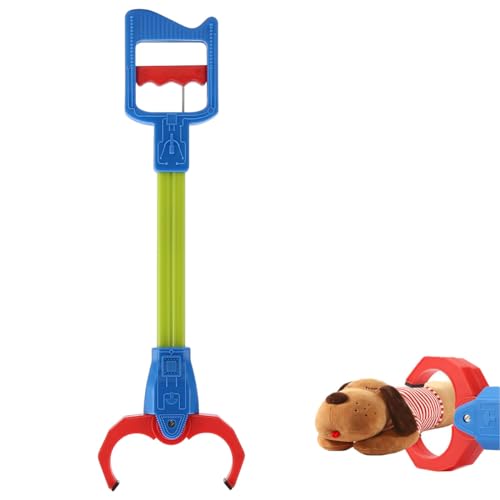 Esenlong Kinder Greifzange,40cm Multifunktionale Müllzange,Kurz MüLlgreifer,Senioren Kurz MüLlgreifer,Tragbare MüLlsammelzange,Greifarm Garten Greifer für Mädchen und Jungen von Esenlong