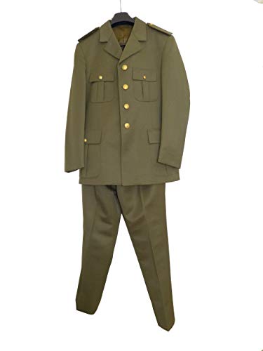 Esercito Italiano 2-teilige Uniform olivgrün für Kabarett Revue - Hose und Oberteil (48) von Esercito Italiano