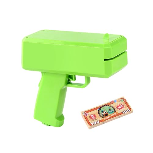 Esncddym Cash Cannon, Money Shooter-Maschine - Handheld-Geldkanonen-Geldscheinspray - Geld-Spray-Shooter, Papierspiel-Spray-Requisite, Cash-Shooter, Batterie Nicht im Lieferumfang enthalten, für von Esncddym