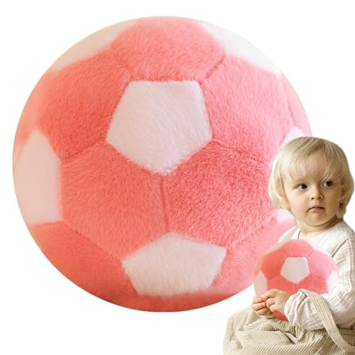 Esncddym Plüsch-Fußball für Kinder,Plüsch-Fußball - Fußball-Wurfkissen-Puppenspielzeug | Dekorationswerkzeug aus Plüschmaterial für Wohnzimmer, Schlafzimmer, Kinderzimmer, Spielzimmer, Arbeitsbereich von Esncddym