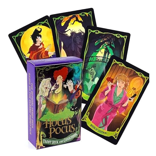 Esotericart Tarot Hocus Pocus Die Rückkehr der Hexen mit Illustrationen aus dem Film, Wahrsagerei, Sammelobjekt von Esotericart