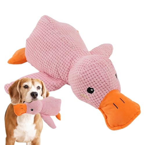 Quack-Quack Duck Dog Toy, The Mellow Dog Duck Toy, Quacksalber Ente Hundespielzeug, Beruhigende Ente Für Hunde, Ausgestopftes Enten-hundespielzeug, Langlebiges Plüsch-Kauspielzeug von Eteslot