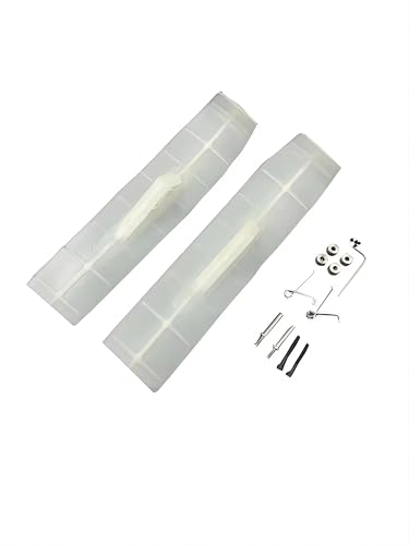 EtriiQURV 1 Paar Weißes Nylon DIY RC Schneeski Kit for .40 Oder .60 Größe Oder Größeres R/C Flugzeug von EtriiQURV