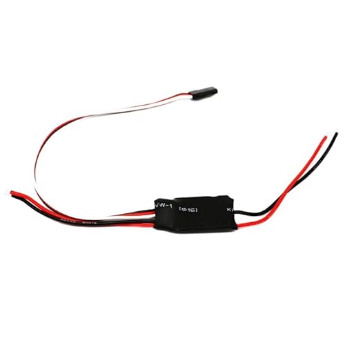 EtriiQURV 1PCs 5A 10A 20A 30A EIN Weg DC Brushed ESC 12V 24V Brushed Speed ​​Controller 2-3S 2-6S Lipo Teile for RC Micro DrOn e Flugzeug FPV(10A 12V 2-3S no BEC) von EtriiQURV