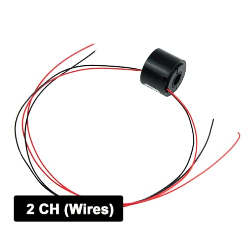 EtriiQURV 2/4/6 Kanal Schleifring Mit Loch Dia.7mm 1,5 EINE Elektrische Schleifring Hohlwelle for PTZ Esstisch Rotor Kamera Gimbal(2 Channels) von EtriiQURV