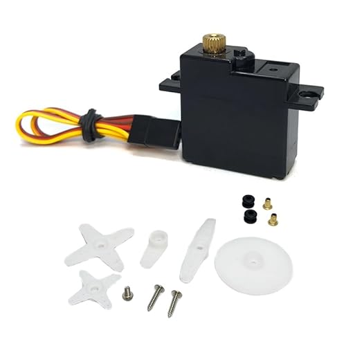 EtriiQURV 3-Draht-Metallgetriebe-Servo for Wltoys 144001 144002 144010 124016 124017 124018 124019 RC-Auto-Upgrade-Teile Zubehör von EtriiQURV