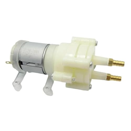 EtriiQURV 5V-12V 1,5-2L/Min R365 Wasserpumpenmotor ESC Wasserkühlung DC-Pumpen for RC Boot Marine Fishing Schlepper(5mm) von EtriiQURV