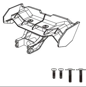 EtriiQURV MJX Hyper Go 14209 14210 Originalersatzteil for Querlenker, Stoßdämpfer, Reifen, Chassis, Karosserie, Antriebswelle, Ersatzteil, Originalteil(1412A) von EtriiQURV