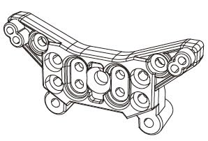 EtriiQURV MJX Hyper Go 14209 14210 Originalersatzteil for Querlenker, Stoßdämpfer, Reifen, Chassis, Karosserie, Antriebswelle, Ersatzteil, Originalteil(14180B) von EtriiQURV