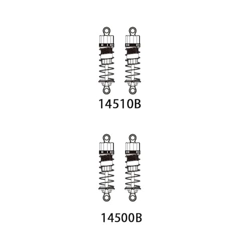 EtriiQURV MJX Hyper Go 14209 14210 Originalersatzteil for Querlenker, Stoßdämpfer, Reifen, Chassis, Karosserie, Antriebswelle, Ersatzteil, Originalteil(14510B Add 14500B) von EtriiQURV